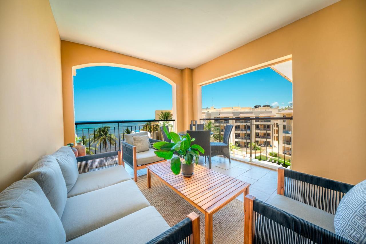 Condo Surf 405 - Luxury Oceanview Beachfront 3 Bedroom With Gym - At El Faro Condos Плая-дель-Кармен Экстерьер фото